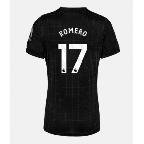 Tottenham Hotspur Cristian Romero #17 Segunda Equipación Mujer 2025-26 Manga Corta